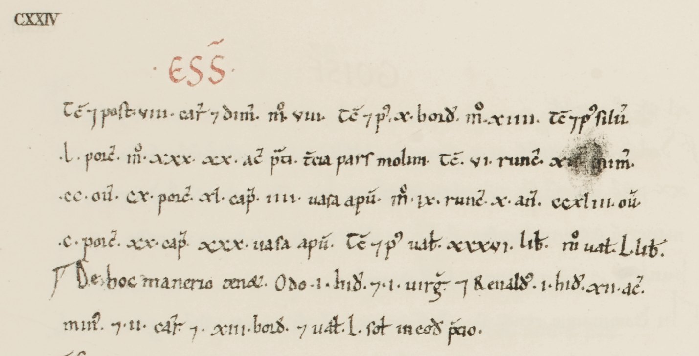 Continuation of the Walden Domesday entry